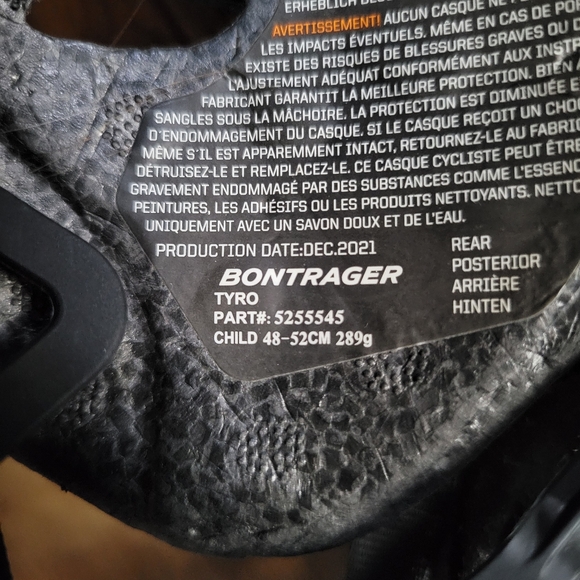 Bontrager Tyro Kids Bike Helmet - Picture 6 of 6